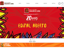 Tablet Screenshot of cavaleirodejorge.com.br